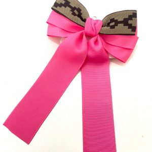 Laço com Estampa Pampeana rosa