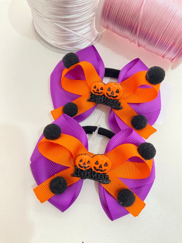 Par de laço halloween