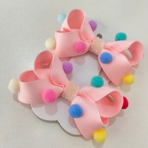 Par de Laços com pompom