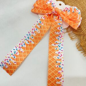 Laços com pontas colorido - Doces