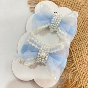 Mini Par de Laços azul