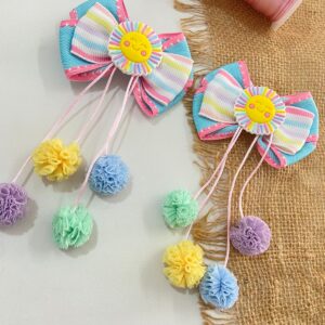 Par de Laços Colorido - Sol