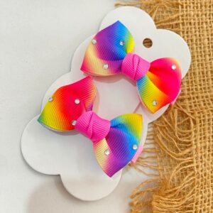 Mini Par de Laços colorido