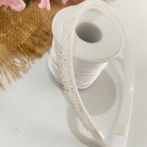Tiara Laço Branco