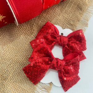 Par de Laços e Flor