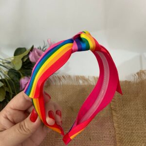 Tiara Turbante Arco-Íris