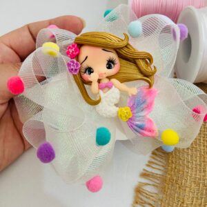 Laço Grande Sereia Colorido