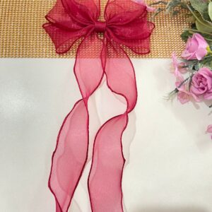 Laço com Pontas Bordô - Marsala