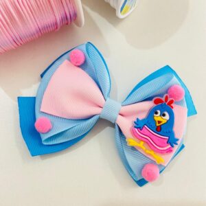 Laço Galinha Pintadinha Colorido