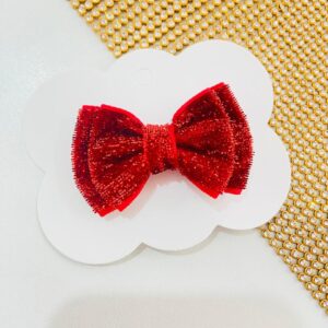 Mini Laço Vermelho.