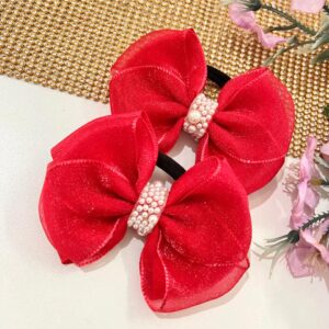 Par de Laço Vermelho