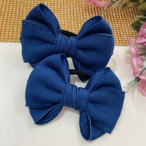 Par de Laço Azul Jeans