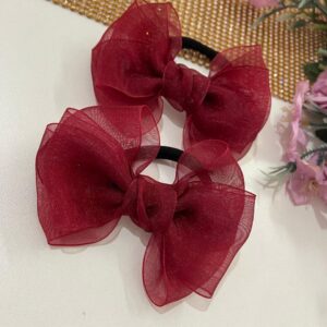 Par de Laço Vermelho