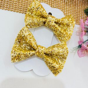 Par de Laço Dourado