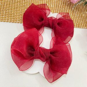 Par de Laço Vermelho