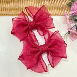 Par de Laço Vermelho