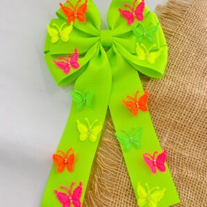 Laço Verde Neon com Pontas