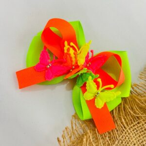 Laço Borboleta Neon