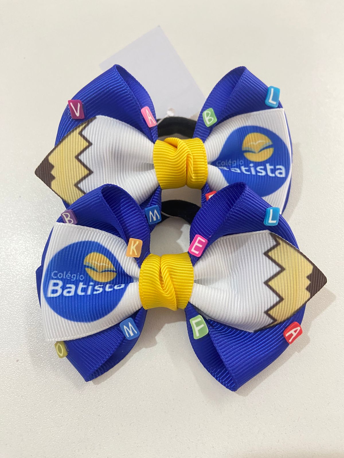 Par de Laço Escolar Colégio Batista