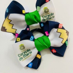 Par de Laço Escolar Colégio Coração de Maria